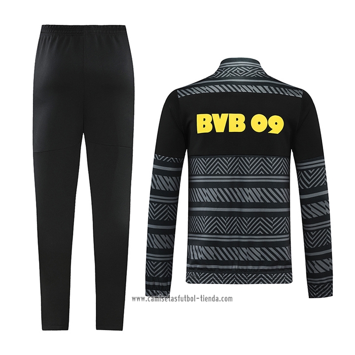 Chandal de Chaqueta del Borussia Dortmund 2022 2023 Gris